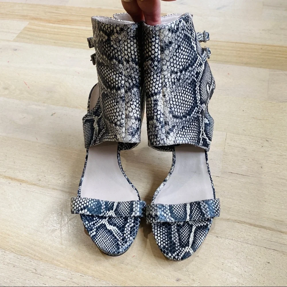 NEW Emerson Fry snakeskin sandals. Made in Italy